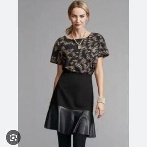 Cabi Women’s Tate Firework Short Sleeve Top Black And Pink Size Medium